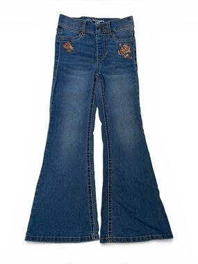 Kids Denim Flare Wonder Nation Floral Embroidery. Girls S (6-6x)